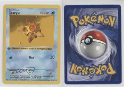 Staryu Shadowless 1st Ed. Pokemon Base Set #65 1999 0gf3 - Image 3