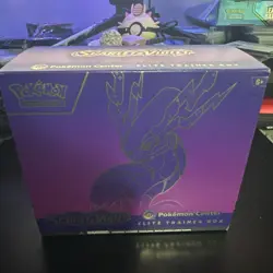 Pokemon TCG Scarlet Violet base miraidon Pokemon Center Elite Trainer Box ETB - Image 1