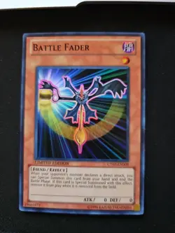 Battle Fader CT07-EN009 Super Rare Limited Edition NM Free Shipping Yugioh - Image 1