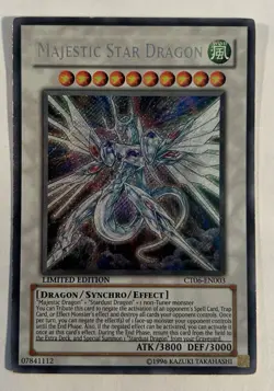 Yugioh Majestic Star Dragon • CT06-EN003 Secret Rare Limited Edition LP - Image 1