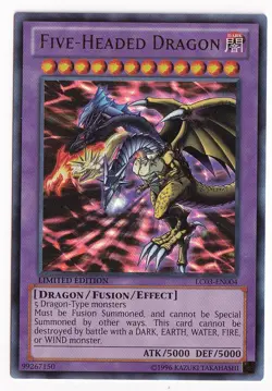 Five-Headed Dragon - LC03-EN004 - Ultra Rare Limited Edition Yugioh NM - Image 1