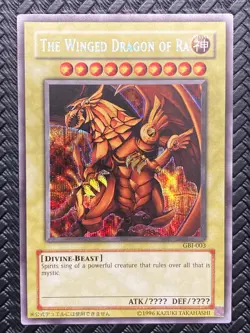 YuGiOh - The Winged Dragon of Ra - Prismatic Secret - GBI-003 God Card Asian Eng - Image 1