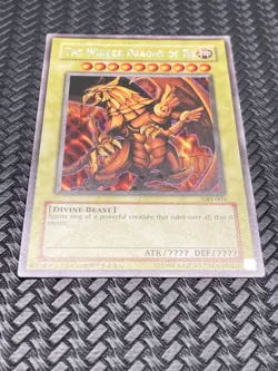 YuGiOh - The Winged Dragon of Ra - Prismatic Secret - GBI-003 God Card Asian Eng - Image 2