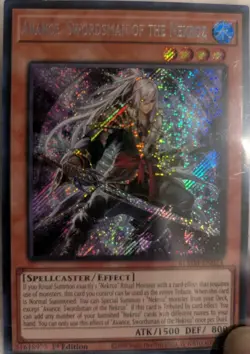 Yugioh Avance, Swordsman of the Nekroz BLMM-EN0 1st Ed Secret Rare NM Presale - Image 5
