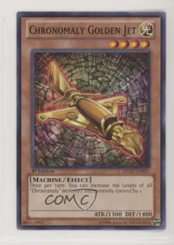 Chronomaly Golden Jet 1st Ed. YuGiOh Return of the Duelist #REDU-EN011 4y7 - Image 1