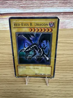 Yugioh Red-Eyes B. Dragon Ultra Rare Joey SDJ-001 HP/DMG - Image 1