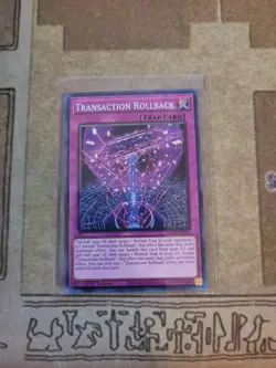YUGIOH TRANSACTION ROLLBACK RA04-EN105 COLLECTORS RARE 1ST ED NM - Image 1