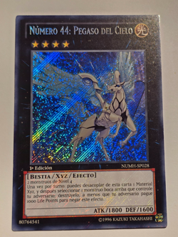 Number 44: Sky Pegasus●YUGIOH●NUMH●SECRET RARE●SPANISH●1st●NM(-) - Image 1