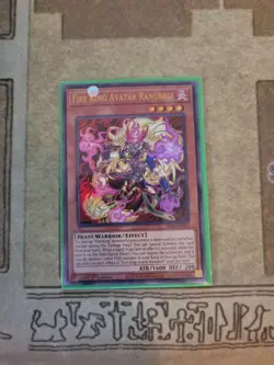 YUGIOH FIRE KING AVATAR RANGBALI SR14-EN003 ULTRA 1ST ED NM - Image 1