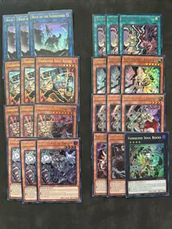 24 Card Vanquish Soul Deck Core Yugioh Stake Your Soul Hollie Sue Razen Rock Of - Image 1
