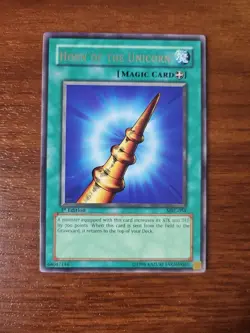 YuGiOh Magic Ruler - HORN OF THE UNICORN, Regular Rare - Image 1