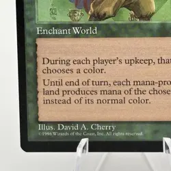 MTG Hall of Gemstone Mirage Green Rare Magic the Gathering Card NM - Image 5