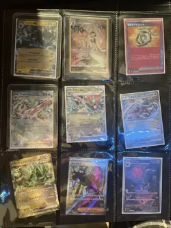 Pokemon Card Collection Set Old And New Cards. Includes Multiple Card Savers - Image 1