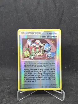 Pokemon Card Fossil Excavator (82/100) Majestic Dawn Uncommon Reverse Holo - Image 1