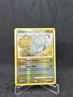 Pokemon Card Graveler (51/123) Mysterious Treasures Uncommon Reverse Holo - Image 1