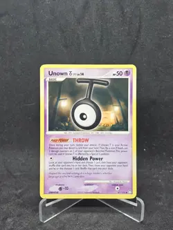 Pokemon Card Unown T (67/123) Mysterious Treasures Uncommon Non-Foil - Image 1
