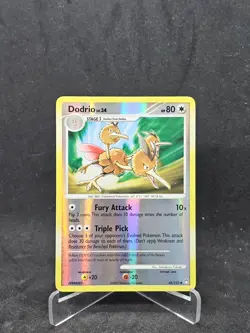 Pokemon Card Dodrio (46/123) Mysterious Treasures Uncommon Reverse Holo - Image 1