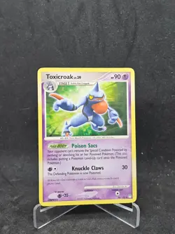 Pokemon Card Toxicroak (36/123) Mysterious Treasures Rare Non-Foil - Image 1