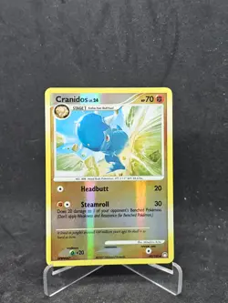 Pokemon Card Cranidos (43/123) Mysterious Treasures Uncommon Reverse Holo - Image 1