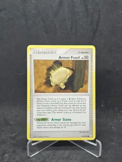 Pokemon Card Armor Fossil (116/123) Mysterious Treasures Common Non-Foil - Image 1