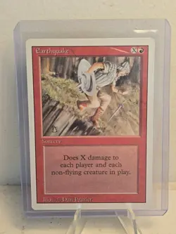 WOTC MtG Magic The Gathering Earthquake (NM) - Image 1