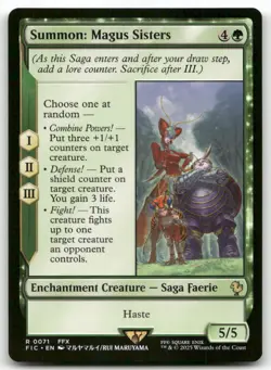 Summon: Magus Sisters 71 MTG Commander: FINAL FANTASY R NM - Image 1