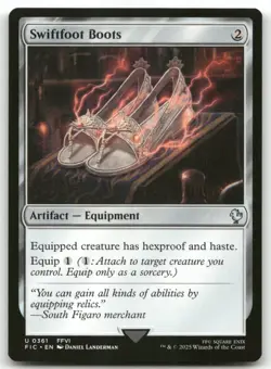 Swiftfoot Boots 361 MTG Commander: FINAL FANTASY U NM - Image 1