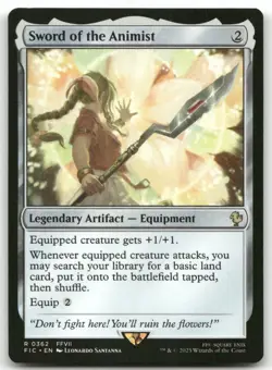 Sword of the Animist 362 MTG Commander: FINAL FANTASY R NM - Image 1