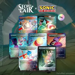 MTG 💎 Secret Lair x Sonic: Turbo Gear Foil ✨Edition SHIPS SOON - Image 1