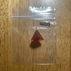 🎲FREE w/10 dice! - MTG d4 Spindown Life Counter die Hour of Devastation Red 409 - Image 1