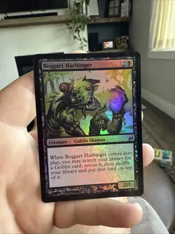 MTG Boggart Harbinger LP Condition, Lorwyn Edition Foil - Image 1