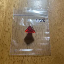 🎲FREE w/10 dice! - MTG d4 Spindown Life Counter die Hour of Devastation Red 408 - Image 1