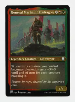 MTG Commander: Dominaria United - General Marhault Elsdragon - #53 Uncommon Foil - Image 1