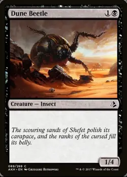 X 1 Dune Beetle NM AKH 089 MTG Magic The Gathering - Image 1