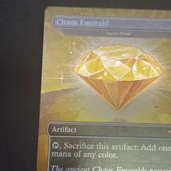 MTG Secret Lair Yellow Chaos Emerald (Lotus Petal) Foil Sonic the Hedgehog Magic - Image 2