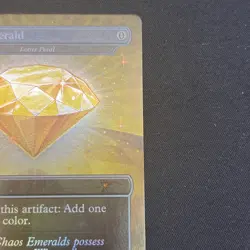 MTG Secret Lair Yellow Chaos Emerald (Lotus Petal) Foil Sonic the Hedgehog Magic - Image 3