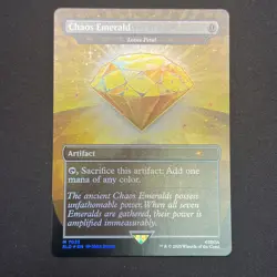 MTG Secret Lair Yellow Chaos Emerald (Lotus Petal) Foil Sonic the Hedgehog Magic - Image 4