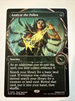 Analyze the Pollen (Showcase) Murders at Karlov Manor MKM Rare MTG Magic - Image 1