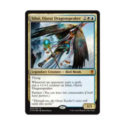 WOTC MTG Commander 2016 Ishai, Ojutai Dragonspeaker (MR) (Foil) EX - Image 1