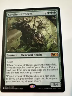 x1 Cavalier of Thorns PLST MKM The List MTG M20-167 MYTHIC M/NM 1x - Image 1