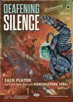 Deafening Silence - Foil Showcase SPG NM MTG - Image 1