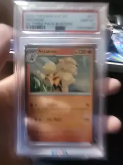 2023 POKEMON SVP EN-SV BLACK STAR PROMO #011 ARCANINE PSA 10 - Image 1