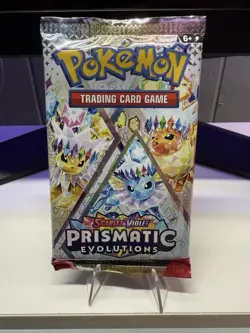 Pokemon TCG Prismatic Evolutions Booster Pack Factory Sealed Random Art - Image 2
