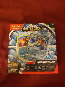 POKEMON TCG: DELUXE BATTLE DECKS (QUAQUAVAL EX) FACTORY SEALED NEW - Image 1
