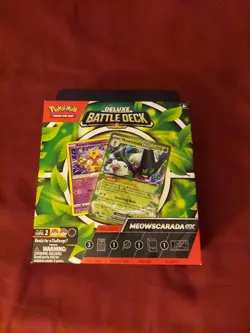 Meowscarada EX Pokemon TCG Deluxe Battle Deck - New - Sealed - Image 1