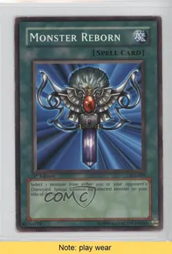 Monster Reborn 1st Ed. YuGiOh Starter Deck Yugi Evolution #SYE-029 2004 READ 2u3 - Image 1