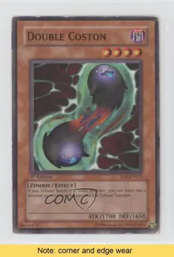 Double Coston 1st Ed. YuGiOh Zombie Madness Structure Deck #SD2-EN011 READ 0h3w - Image 1