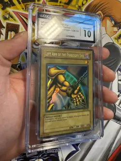 CGC 10 Gem Mint Left Arm of the Forbidden One LOB-123 1.5 Print Ultra Yugioh - Image 2