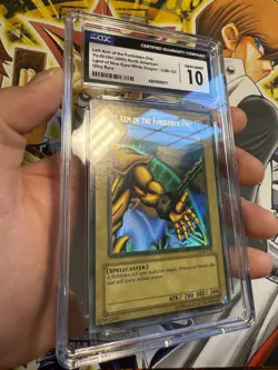 CGC 10 Gem Mint Left Arm of the Forbidden One LOB-123 1.5 Print Ultra Yugioh - Image 3