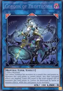 DUAD-EN050 Gorgon of Zilofthonia Secret Rare 1st Ed YuGiOh - Image 1
